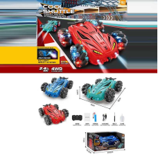 Машина на радіокеруванні JD 155-15 A (36) 3 кольори, викрутка, USB-кабель, акум. 3,7V, пульт 2.4G, парогенератор, підсвічування, музика, в коробці, ВИДАЄТЬСЯ ТІЛЬКИ МІКС ВИДІВ