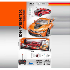 Машина на радіокеруванні KS 26 Y (36) 2 кольори, акумулятор 3.7V, пульт 49 MHZ, масштаб 1:22, підсвічування, гумові шини, зарядна станція, в коробці