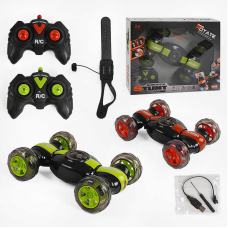 Машина на радіокеруванні LH-C 069-3 (24) 2 кольори, підсвічування, звук, керування: пульт 2.4G та браслет, акум. 3.7V, обертання на 360°, в коробці