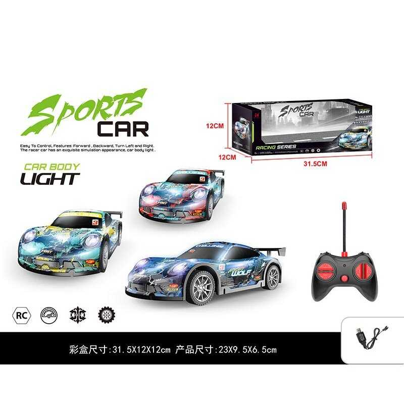 Машина на радіокеруванні LH-C 070 (48) 3 кольори, акумулятор 3.7. V, USB кабель, пульт керування, підсвічування, в коробці, ВИДАЄТЬСЯ ТІЛЬКИ МІКС ВИДІВ