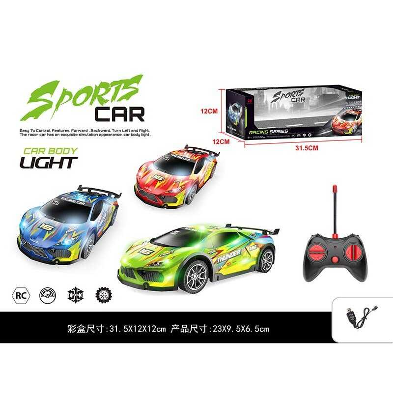 Машина на радіокеруванні LH-C 071 (48) 3 кольори, акумулятор 3.7. V, USB кабель, пульт керування, підсвічування, в коробці, ВИДАЄТЬСЯ ТІЛЬКИ МІКС ВИДІВ