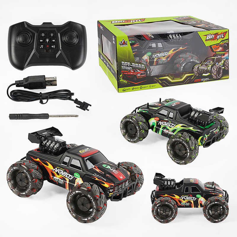 Машина на радіокеруванні RQ 3040 (16) 2 кольори, акумулятор 3.7 V, пульт 2.4 G, підсвічування, звуки, мелодія, парогенератор, роликові колеса, в коробці