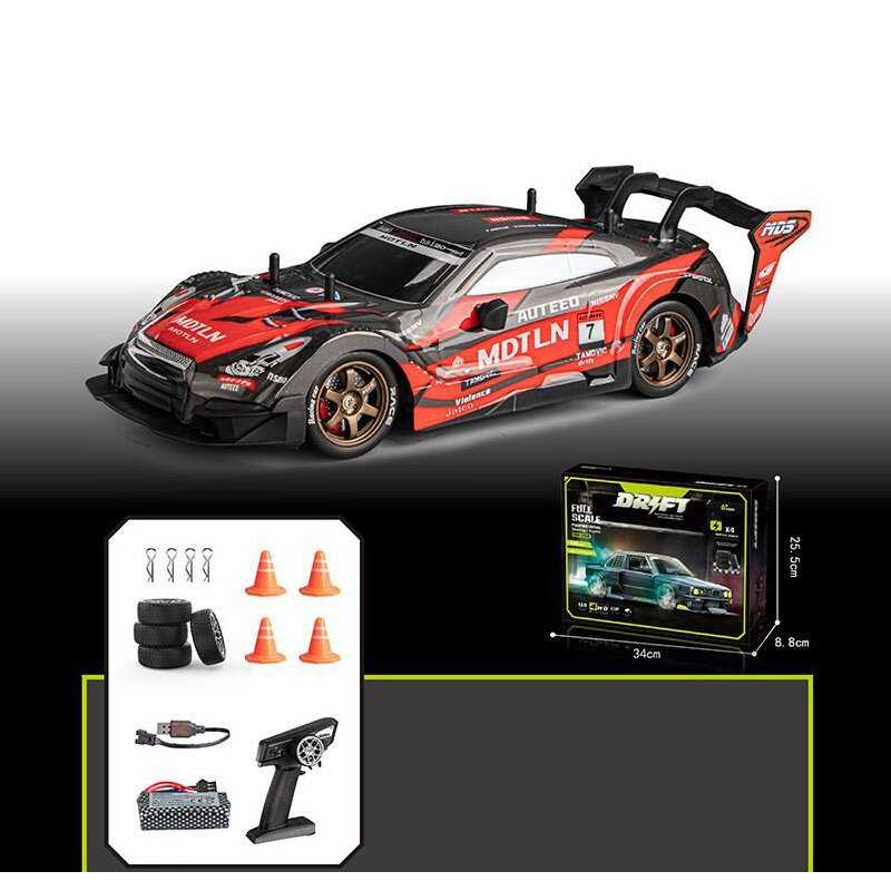 Машина на радіокеруванні SQ 2335-064 (24) масштаб: 1:16, акумулятор 7.4 V, пульт 2.4 GHZ, 4WD, підсвічування, 2 комплекти коліс, в коробці