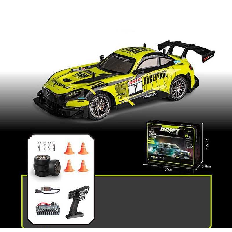 Машина на радіокеруванні SQ 2335-066 (24) масштаб: 1:16, акумулятор 7.4 V, пульт 2.4 GHZ, 4WD, підсвічування, 2 комплекти коліс, в коробці