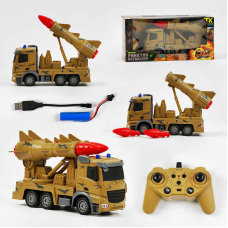 Машина на радіокеруванні TK - 266-50 (24/2) “TK Group“, військова техніка, звук, стріляння, акум. 3,7 V, пульт 2,4 GHz, у коробці