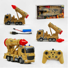 Машина на радіокеруванні TK - 280-22 (24/2) “TK Group“, військова техніка, звук, стріляння, акум. 3,7 V, пульт 2,4 GHz, у коробці