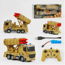 Машина на радіокеруванні TK - 291-12 (24/2) “TK Group“, військова техніка, звук, стріляння, акум. 3,7 V, пульт 2,4 GHz, у коробці