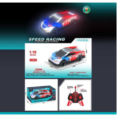 Машина на радіокеруванні US 22011 (48/2) підсвічування, протиударний корпус, гумові шини, пульт 27 MHZ, маштаб 1:18, на батарейках, в коробці