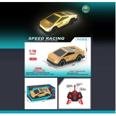 Машина на радіокеруванні US 22013 (48/2) підсвічування, протиударний корпус, гумові шини, пульт 27 MHZ, маштаб 1:18, на батарейках, в коробці