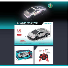 Машина на радіокеруванні US 22014 (48/2) підсвічування, протиударний корпус, гумові шини, пульт 27 MHZ, маштаб 1:18, на батарейках, в коробці