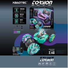 Машина на радіокеруванні XB 1235 (24) акумулятор 3.7 V, USB кабель, пульт 2.4 Ghz, звук, підсвітка, роликові колеса, парогенерація, обертається на 360, в коробці