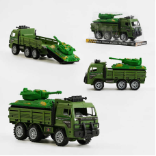 Військова техніка 102 (96/2) вантажівка і танк, вантажівка з інерцією, в слюді