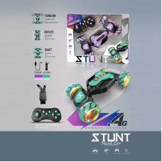 Машина на радіокеруванні XB 1260 (48) роликові колеса, музика, підсвічування, пульт 2.4G + сенсорний браслет, акум. 3.7V, режим демонстрації, USB-кабель, в коробці