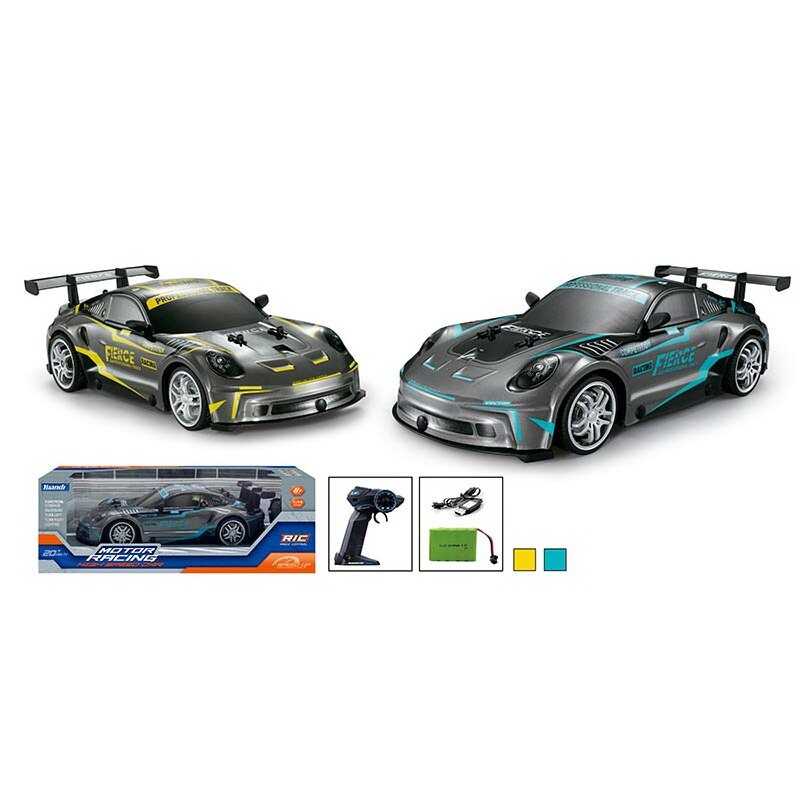 Машина на радіокеруванні YD 898 MT 1832 (18/2) 2 кольори, підсвічування, протиударний корпус, масштаб 1:14, пульт 2.4GHz, USB-кабель, акум. 7.4V, викрутка, в коробці