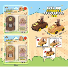 Машина-конструктор 85070 (480/2) 2 види, “Капібара“, інерція, відкривний капот, на листі