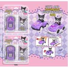 Машина-конструктор 85071 (480/2) 2 види, довжина машинки - 8 см, герой, рухомі елементи, на листі