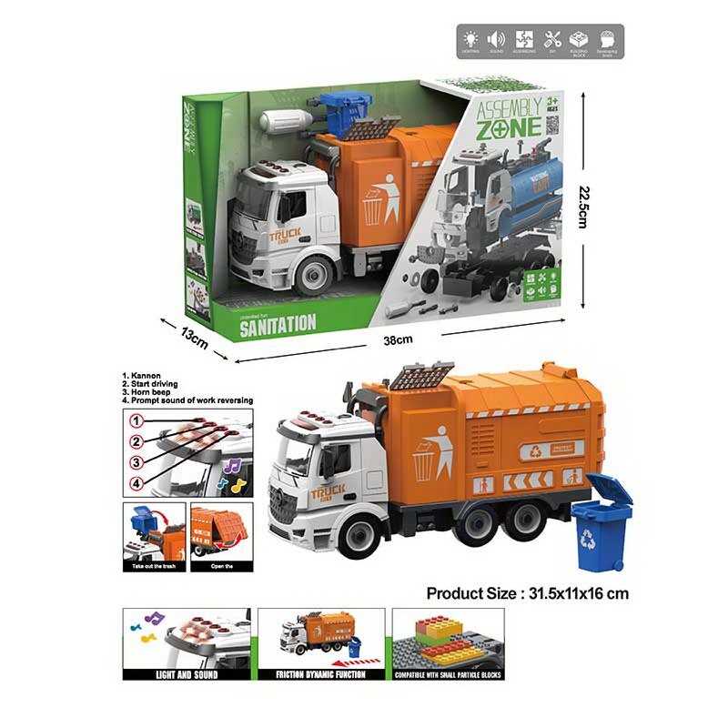 Машина-конструктор YW 9082 A (24/2) світло, звук, інерція, в коробці