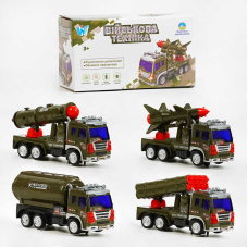 Військова техніка ТК 66100 (120) “WToys“, ОЗВУЧУВАННЯ УКРАЇНСЬКОЮ МОВОЮ, колесо вільного ходу, пісня, підсвічування, рухома ракета, в коробці