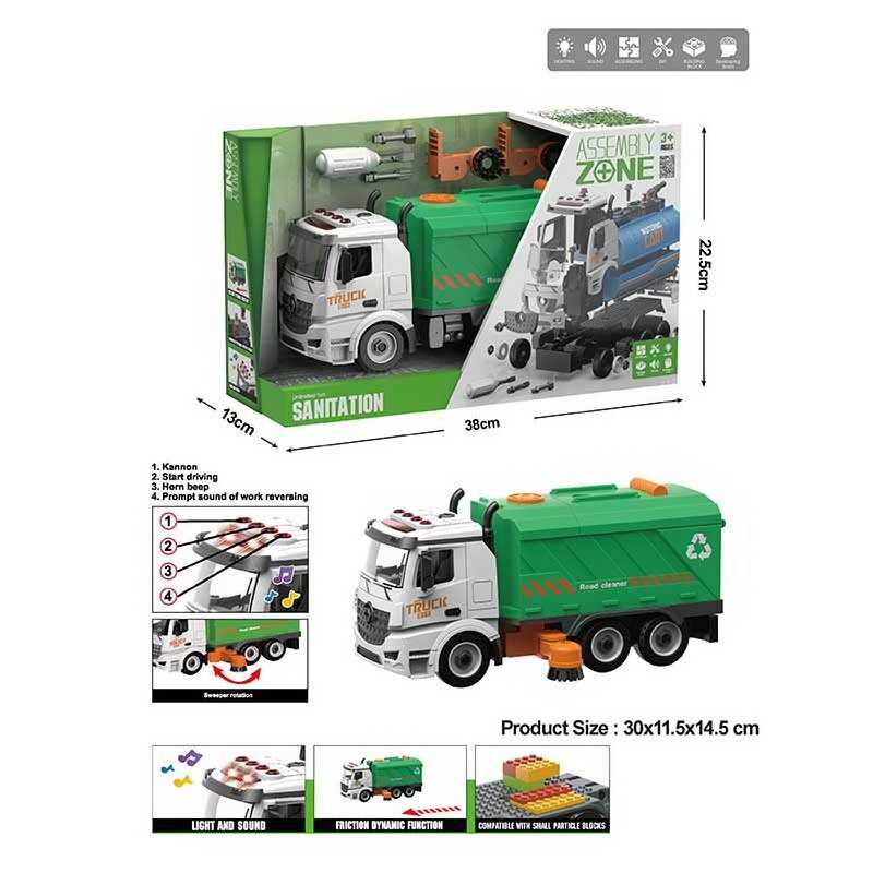 Машина-конструктор YW 9082 B (24/2) світло, звук, інерція, в коробці Машина-конструктор YW 9082 B (24/2) світло, звук, інерція, в коробці