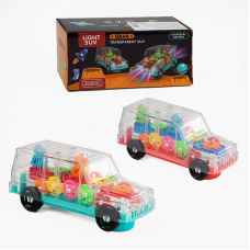 Машинка 035 A26 (120/2) 2 кольори, 2 режими, підсвічування, звук, колеса вільного ходу, в коробці