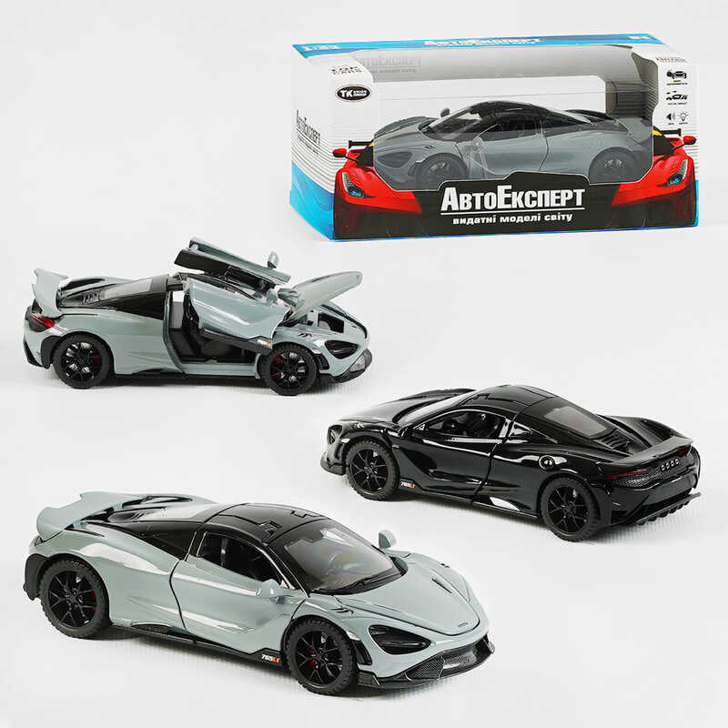 Машинка 18025 (48/2) “Авто Експерт“, 2 види, металопластик, 1:32, звук, світло, інерція, рухомі елементи, в коробці