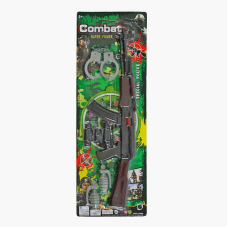 Військовий набір 338-3 /339-3 (96/2) автомат, наручники, гранати, на листі