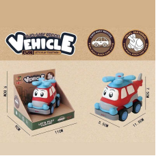 Машинка 2684 D2 (144) вініловий матеріал, двосторонній рух, інерція, в коробці