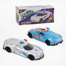Машинка 31338 H4 (144/2) “Поліція“, 2 кольори, підсвічування, звуки, колеса вільного ходу, в коробці