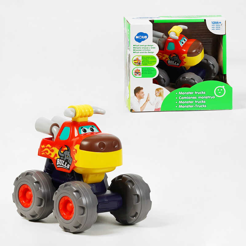 Машинка 3151 A (24/2) “Hola“, “Бичок“, інерція, відкриває рота, в коробці