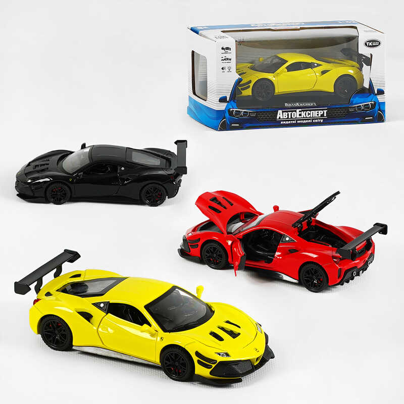 Машинка 36003 (48) “Авто Експерт“, 3 кольори, металопластик, 1:32, звук, світло, інерція, рухомі елементи, в коробці, МІКС ВИДІВ