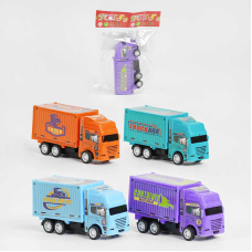 Машинка 399-751 (1200/2) “Вантажівка“, 4 види, інерція, в пакеті