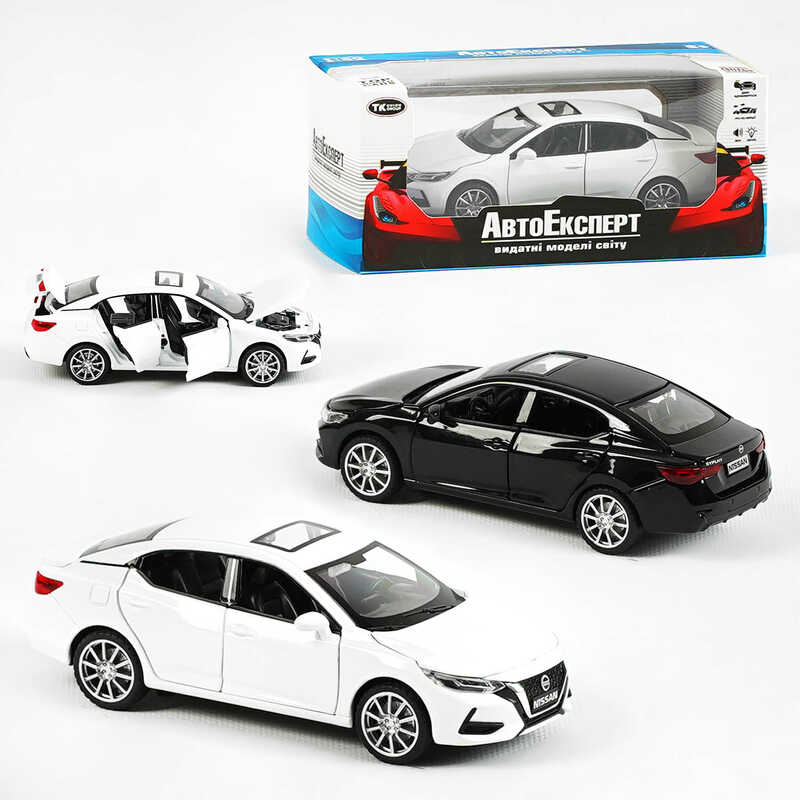 Машинка 47015 (48/2) “Авто Експерт“, 2 види,  металопластик, 1:32, звук, світло, інерція, рухомі елементи, в коробці