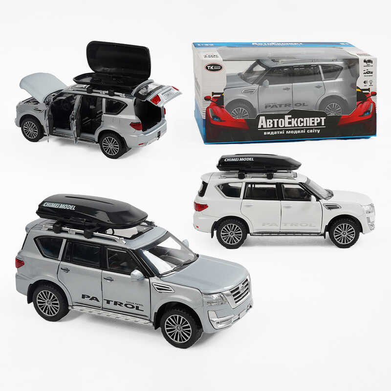 Машинка 50915 (48/2) “Авто Експерт“ 2 види, металопластик, 1:32, звук, світло, інерція, відкриваються двері, в коробці