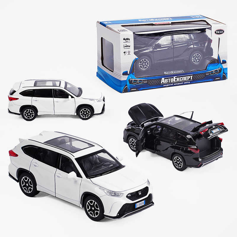 Машинка 53600 (48) “Авто Експерт“, 2 кольори, металопластик, 1:32, звук, світло, інерція, відчиняються двері, у коробці