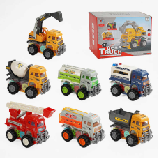 Машинка 6311 (48/2) колесо вільного ходу, підсвічування, мелодія, звук, обертаються шестерні, в коробці