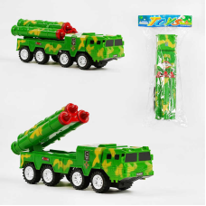 Машинка 6633 (120/2) ракетний комплекс, інерція, у пакеті