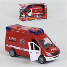 Машинка 666-11 P (24) зі світловими та звуковими ефектами, в коробці