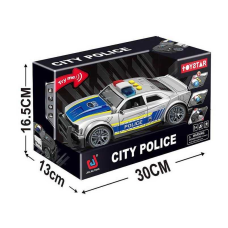 Машинка 666-13 Q (24) “Поліція“, звуки, підсвічування, інерція, в коробці