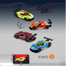 Машинка 6832-81 S (240/2) металопластик, інерція, гумові колеса, в коробці, ВИДАЄТЬСЯ ТІЛЬКИ МІКС ВИДІВ