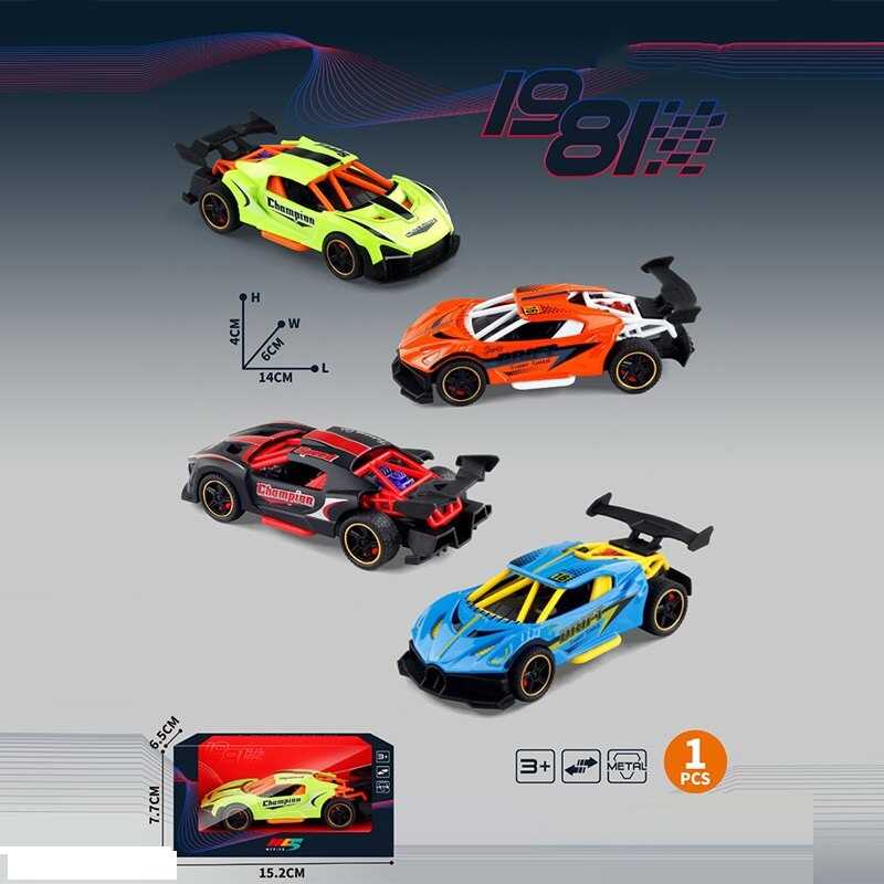 Машинка 6832-81 S (240/2) металопластик, інерція, гумові колеса, в коробці, ВИДАЄТЬСЯ ТІЛЬКИ МІКС ВИДІВ