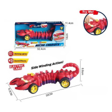 Машинка 765-10 (36/2) “Скорпіон”, звук, підсвічування, гумові колеса, в коробці