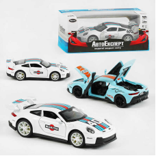 Машинка 78377 (48/2) “Авто Експерт“, 2 види, металопластик, 1:32, звук, світло, інерція, рухомі елементи, в коробці