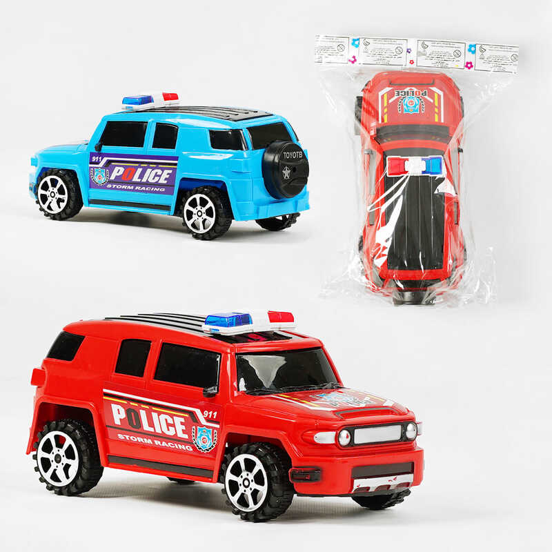 Машинка 8066-7 А (192/2) “Поліція“, 2 кольори, інерція, у пакеті