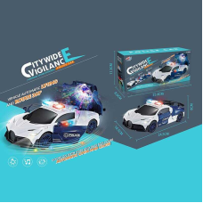 Машинка 8225-89 (60/2) музика, 3D-підсвічування диско-кулі, відчиняються двері та багаж, обертання на 360 градусів, колесо вільного ходу, у коробці