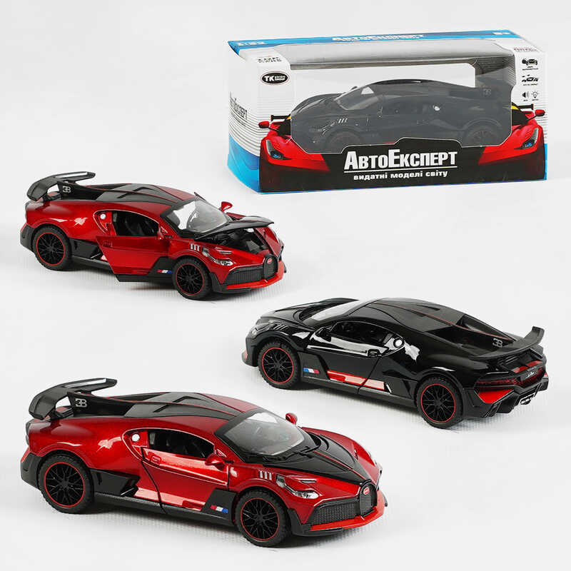 Машинка 83699 (48/2) “Авто Експерт“, 2 види, металопластик, 1:32, звук, світло, інерція, рухомі елементи, в коробці