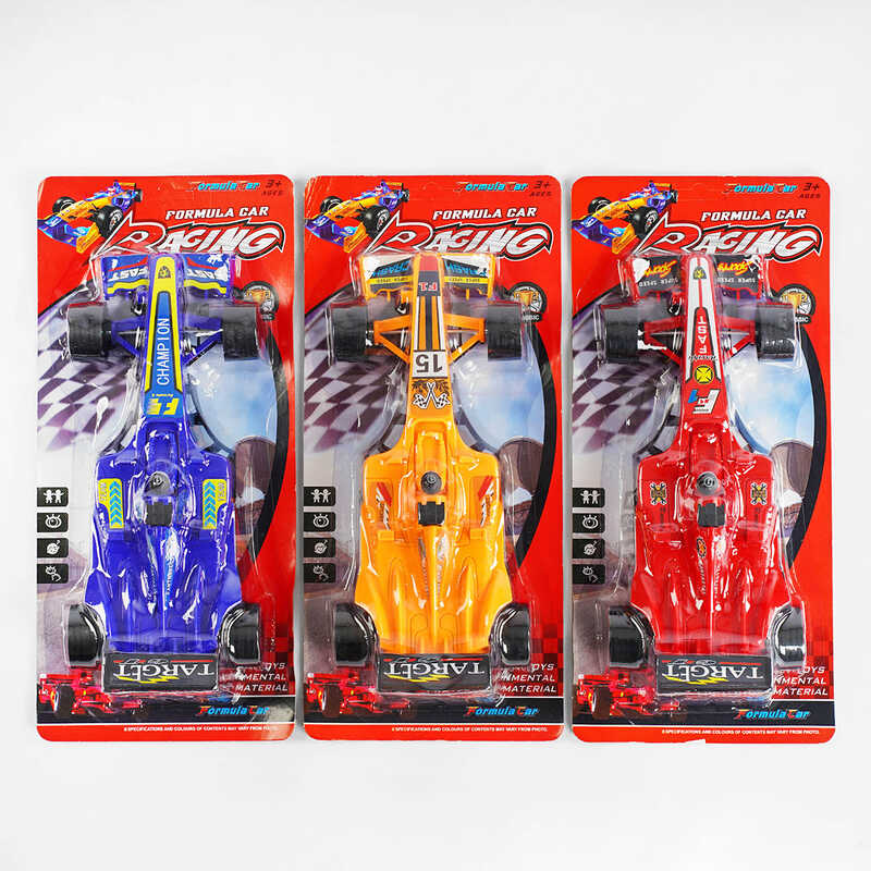 Машинка BY-F 1 (96/2) 3 види, інерція, на листі, ВИДАЄТЬСЯ ТІЛЬКИ МІКС ВИДІВ