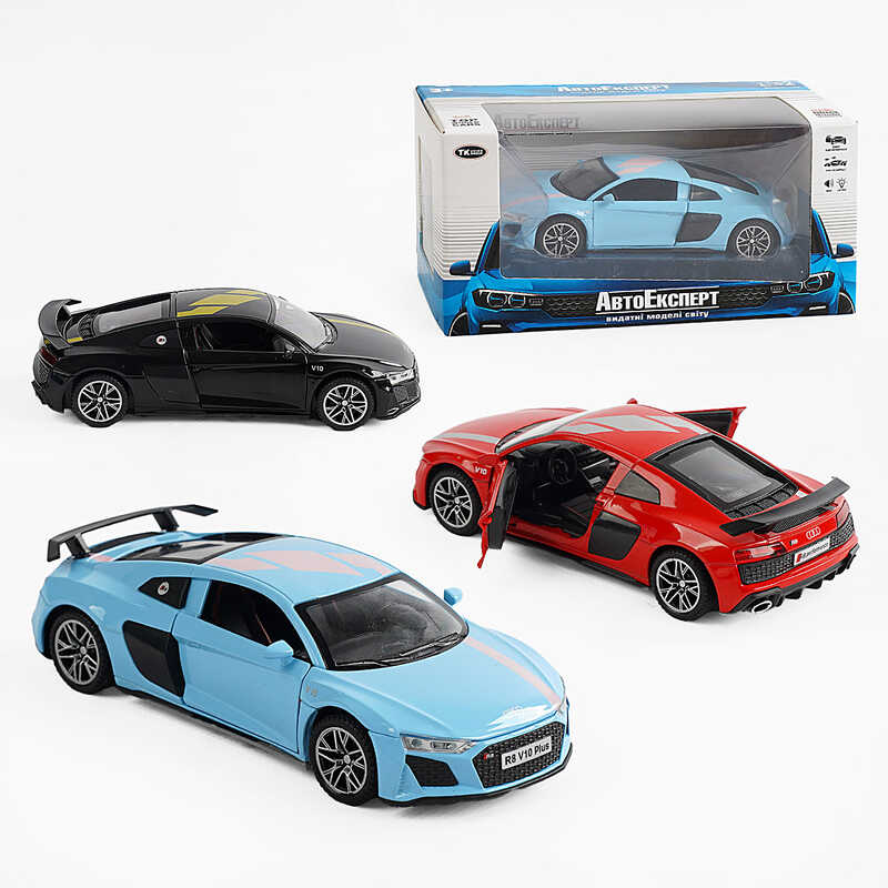 Машинка DL 69377 (48) “Авто Експерт“, 3 кольори,  металопластик, масштаб 1:32, світло, звук, інерція, відчиняються двері, багажник та капот, в коробці, ВИДАЄТЬСЯ ТІЛЬКИ МІКС ВИДІВ