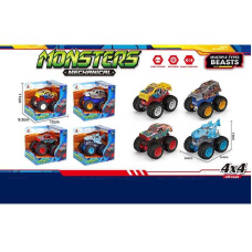 Машинка DS 2323 (144/2) 4 види, металопластиковий корпус, гумові шини, в коробці, ВИДАЄТЬСЯ МІКС ВИДІВ