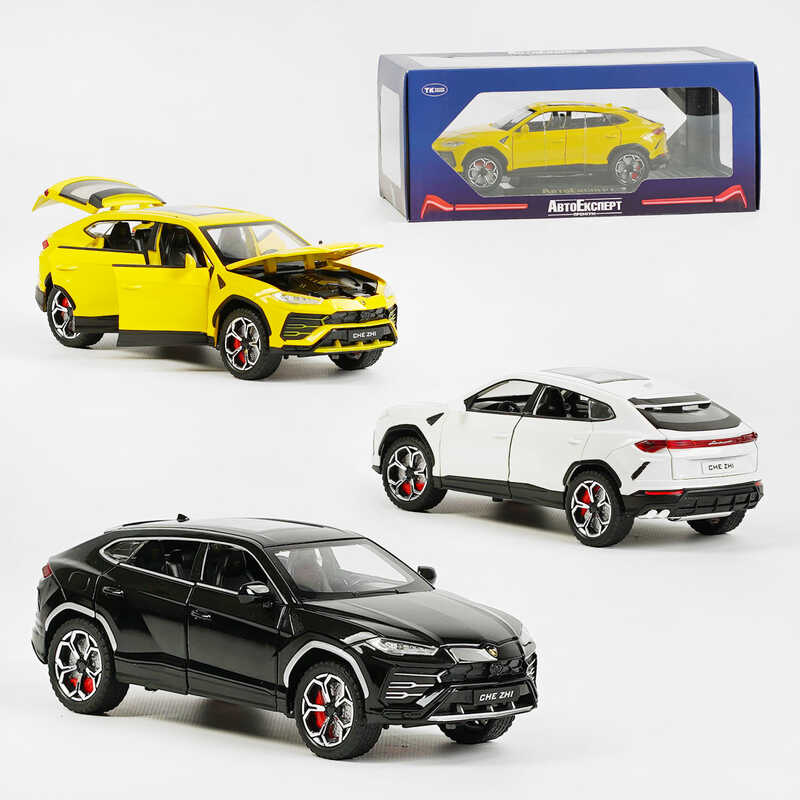 Машинка GT - 06441 (24/2) “Авто Експерт“, 3 кольори, металопластик, 1:24, звук, світло, інерція, рухомі елементи, у коробці, ВИДАЄТЬСЯ МІКС ВИДІВ