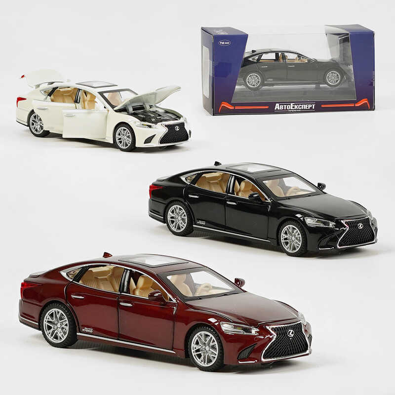 Машинка GT - 11709 (72/2) “Авто Експерт“, 3 кольори,  металопластик, масштаб 1:32, звук, світло, інерція, в коробці, ВИДАЄТЬСЯ ТІЛЬКИ МІКС ВИДІВ